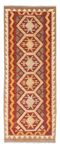 Tappeto corsia Tappeto Kelim - Orientale - 196 x 76 cm - marrone chiaro