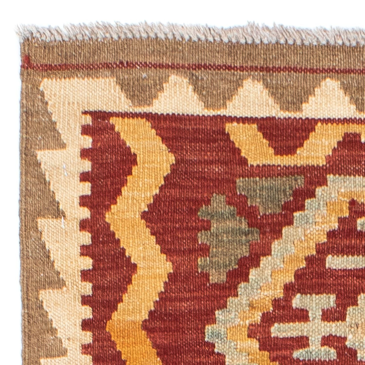 Tappeto corsia Tappeto Kelim - Orientale - 196 x 76 cm - marrone chiaro