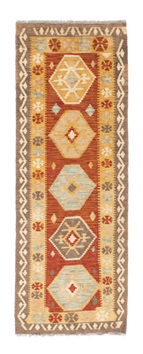 Tappeto corsia Tappeto Kelim - Orientale - 203 x 70 cm - beige