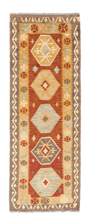 Tappeto corsia Tappeto Kelim - Orientale - 203 x 70 cm - beige
