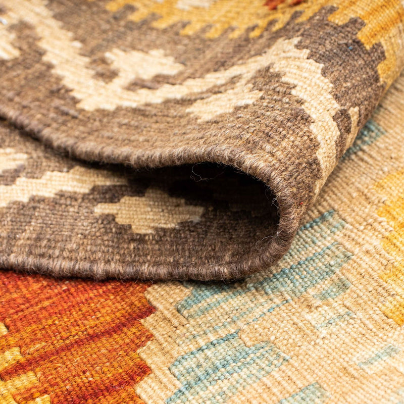 Tappeto corsia Tappeto Kelim - Orientale - 203 x 70 cm - beige