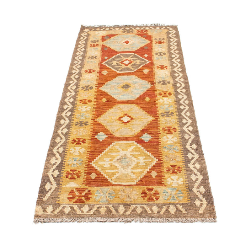Tappeto corsia Tappeto Kelim - Orientale - 203 x 70 cm - beige