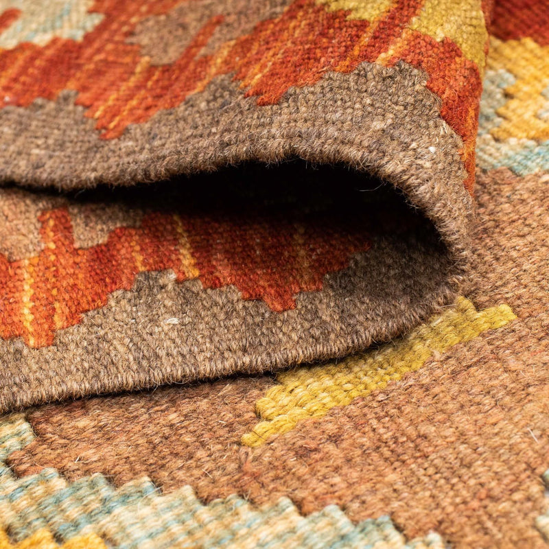 Tappeto corsia Tappeto Kelim - Orientale - 205 x 78 cm - ruggine