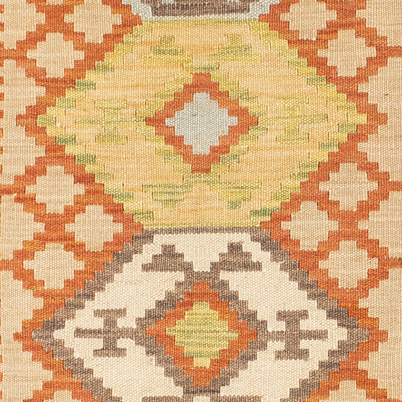 Tappeto corsia Tappeto Kelim - Orientale - 202 x 76 cm - beige