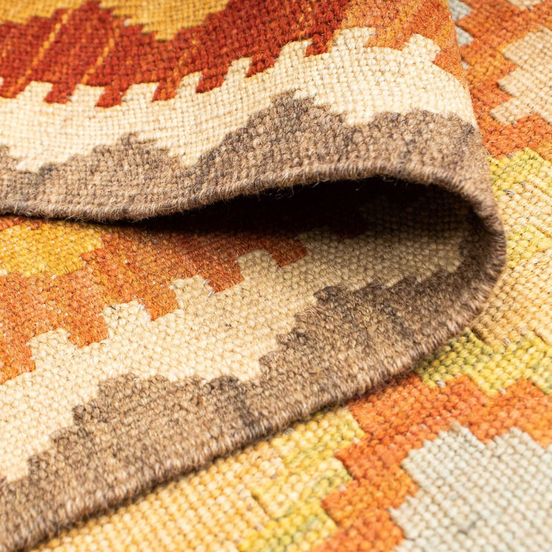 Tappeto corsia Tappeto Kelim - Orientale - 202 x 76 cm - beige