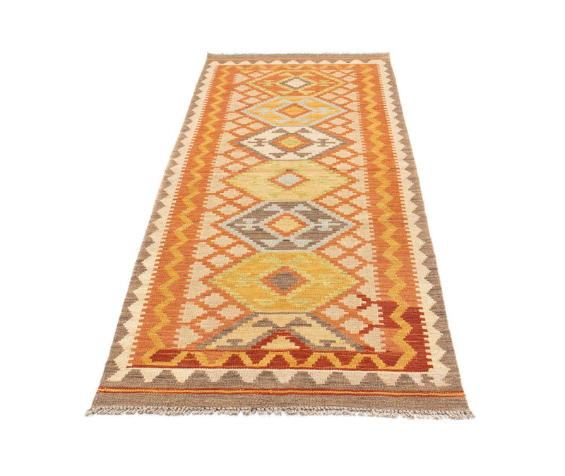 Tappeto corsia Tappeto Kelim - Orientale - 202 x 76 cm - beige