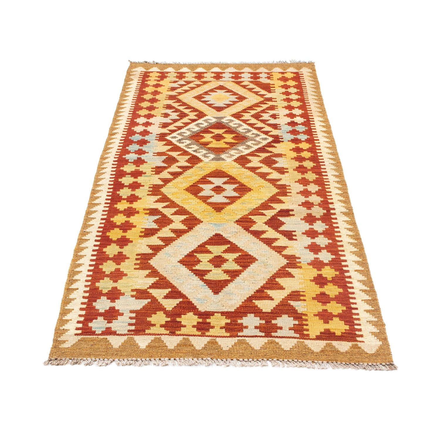 Tappeto corsia Tappeto Kelim - Orientale - 183 x 80 cm - beige