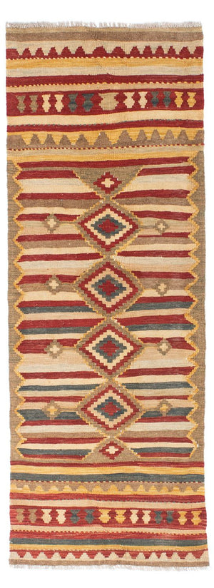 Tappeto corsia Tappeto Kelim - Orientale - 204 x 73 cm - multicolore