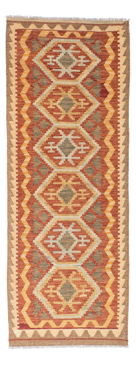 Tappeto corsia Tappeto Kelim - Orientale - 195 x 75 cm - beige