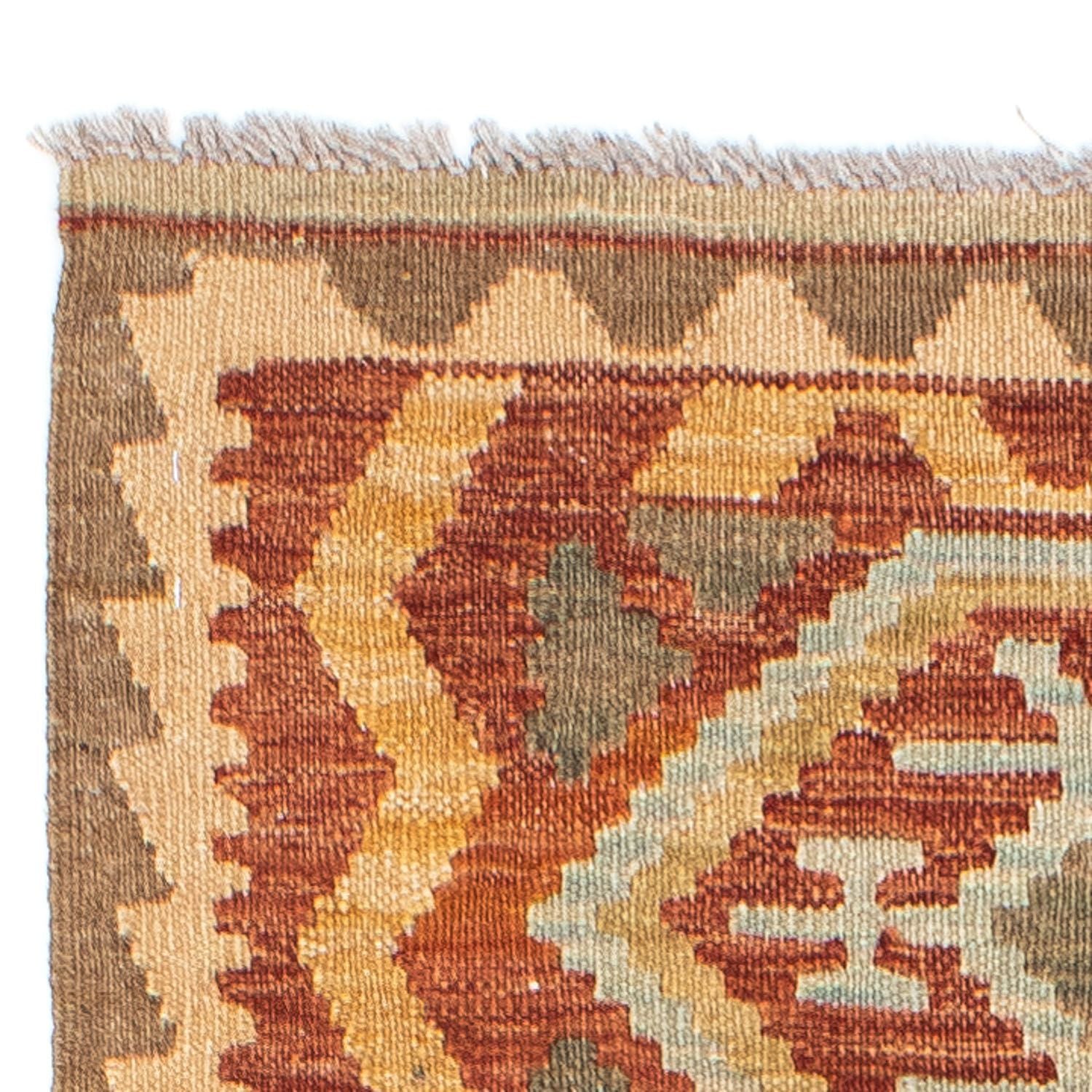 Tappeto corsia Tappeto Kelim - Orientale - 195 x 75 cm - beige
