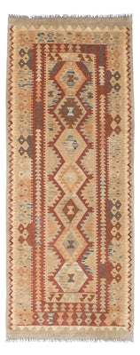 Tappeto corsia Tappeto Kelim - Orientale - 201 x 84 cm - beige