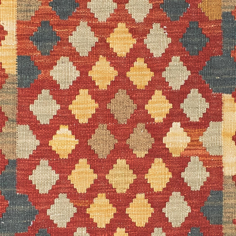Tappeto corsia Tappeto Kelim - Orientale - 198 x 74 cm - rosso chiaro