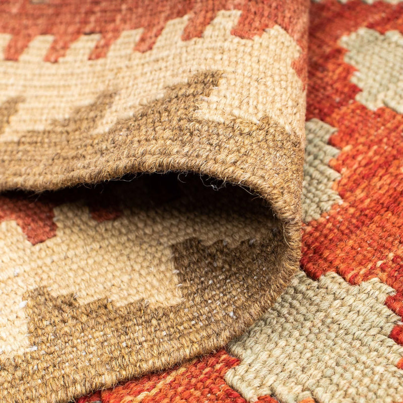 Tappeto corsia Tappeto Kelim - Orientale - 198 x 74 cm - rosso chiaro
