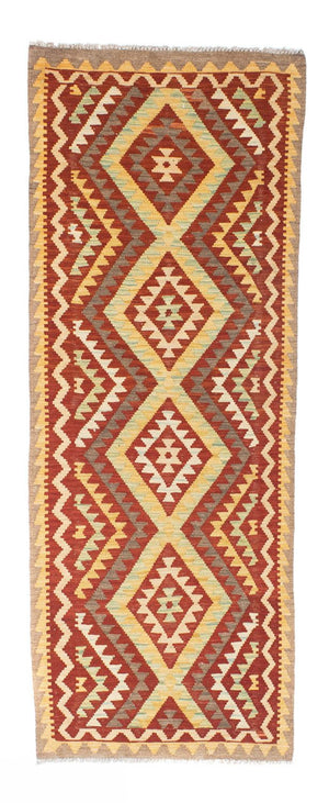 Tappeto corsia Tappeto Kelim - Orientale - 214 x 82 cm - ruggine