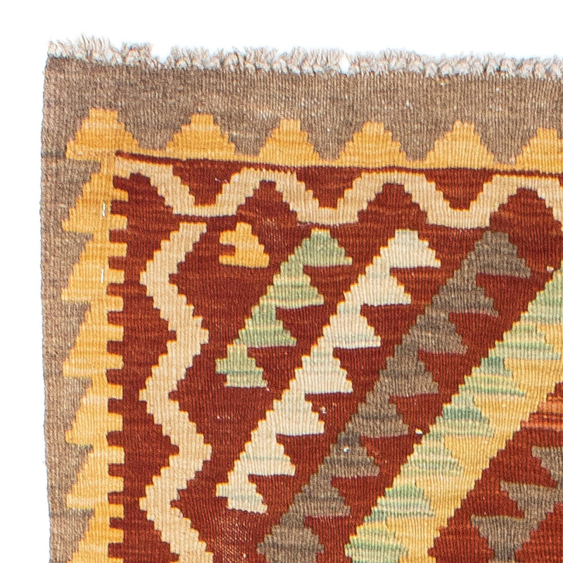 Tappeto corsia Tappeto Kelim - Orientale - 214 x 82 cm - ruggine