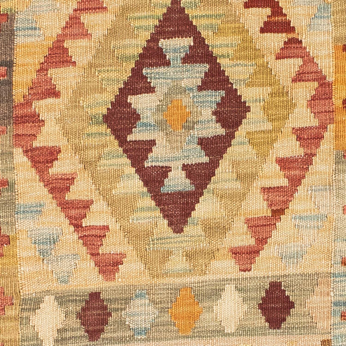 Tappeto corsia Tappeto Kelim - Orientale - 198 x 75 cm - beige