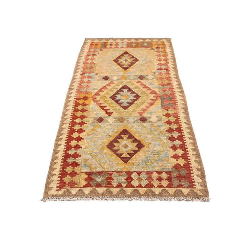 Tappeto corsia Tappeto Kelim - Orientale - 198 x 75 cm - beige