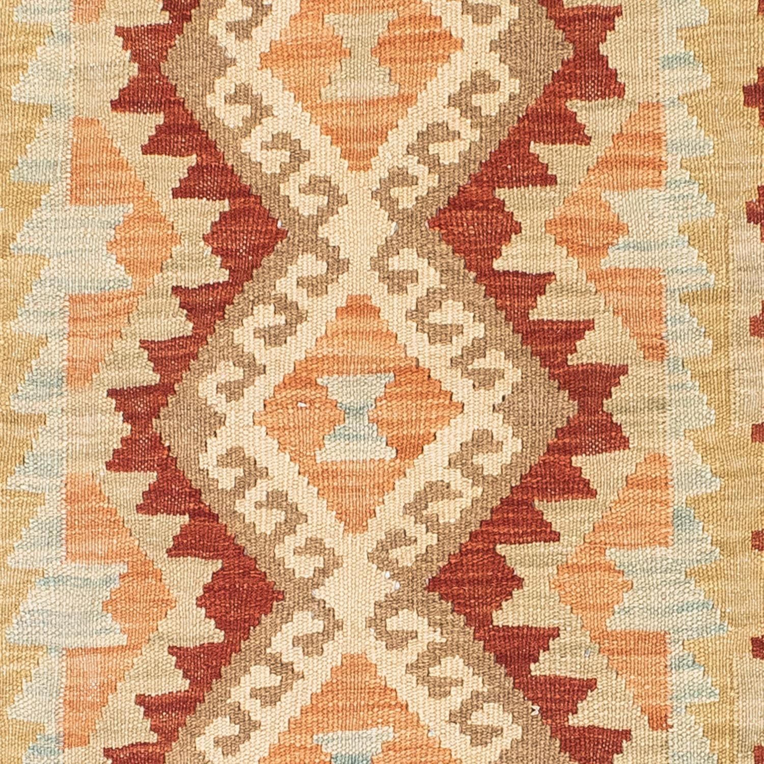 Tappeto corsia Tappeto Kelim - Orientale - 200 x 75 cm - beige