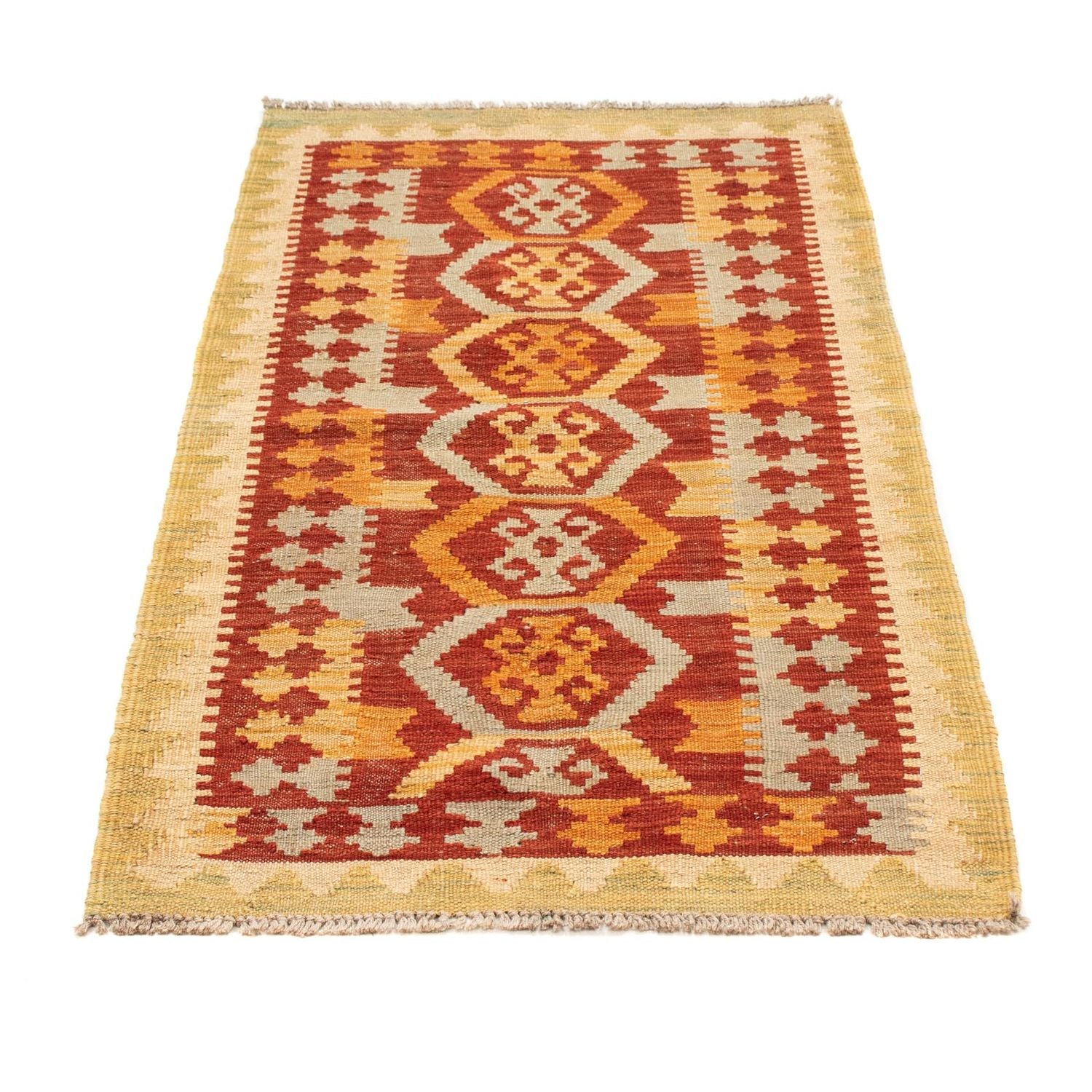 Tappeto Kelim - Splash - 124 x 65 cm - multicolore