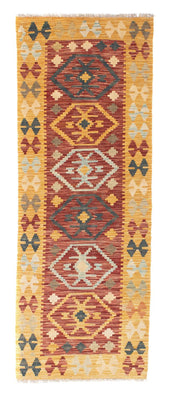 Tappeto corsia Tappeto Kelim - Orientale - 202 x 72 cm - multicolore