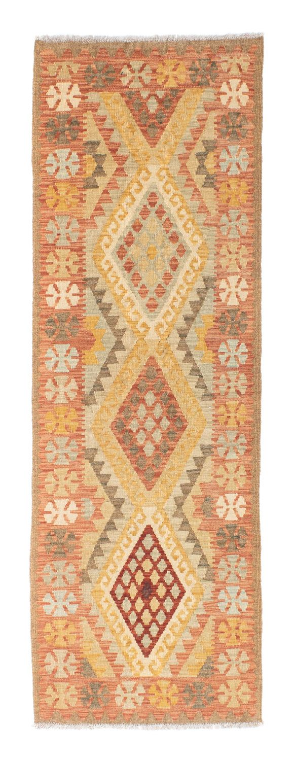Tappeto corsia Tappeto Kelim - Orientale - 208 x 66 cm - rosso chiaro