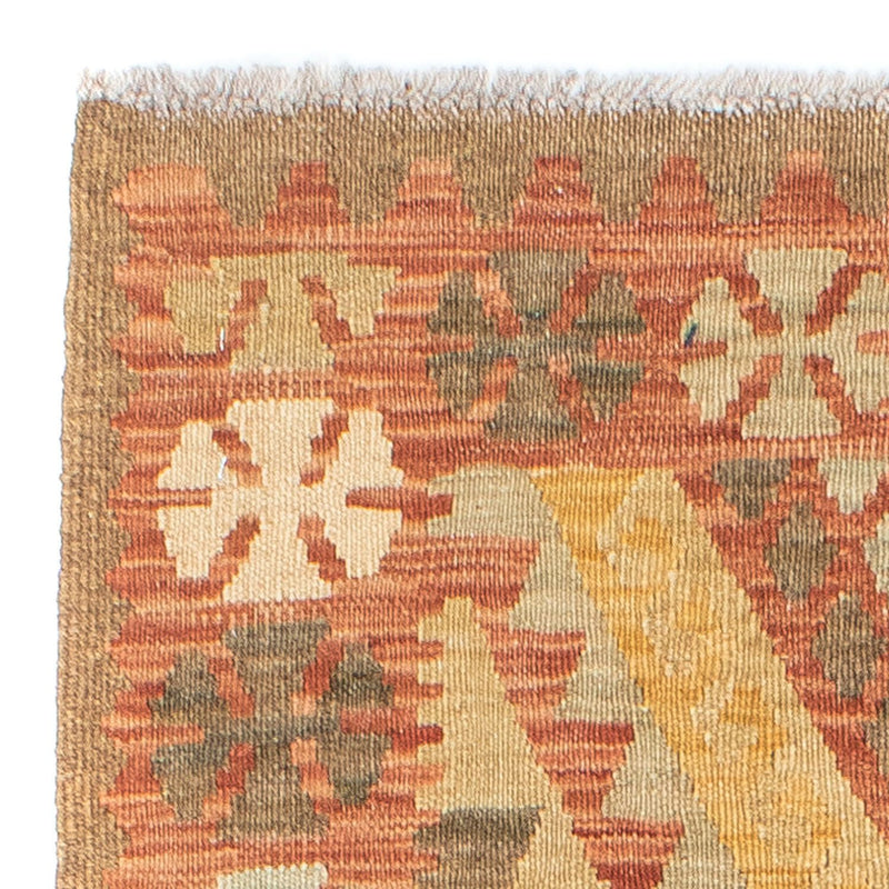 Tappeto corsia Tappeto Kelim - Orientale - 208 x 66 cm - rosso chiaro