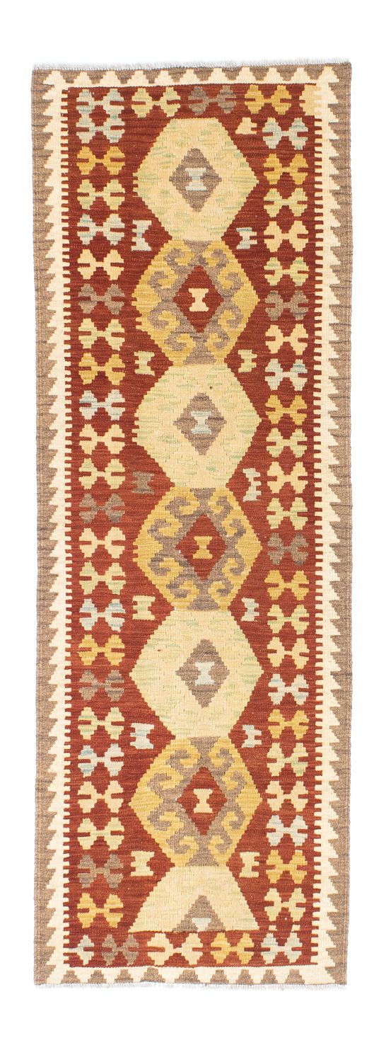 Tappeto corsia Tappeto Kelim - Orientale - 195 x 67 cm - ruggine