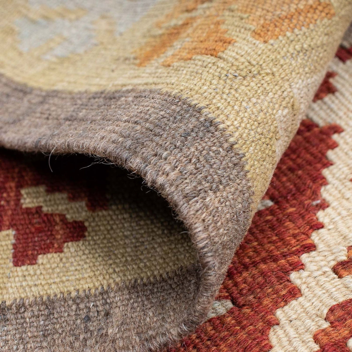 Tappeto corsia Tappeto Kelim - Splash - 195 x 62 cm - multicolore