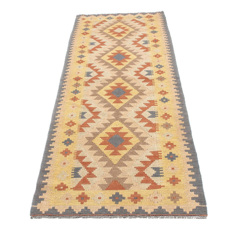 Tappeto corsia Tappeto Kelim - Splash - 200 x 62 cm - multicolore