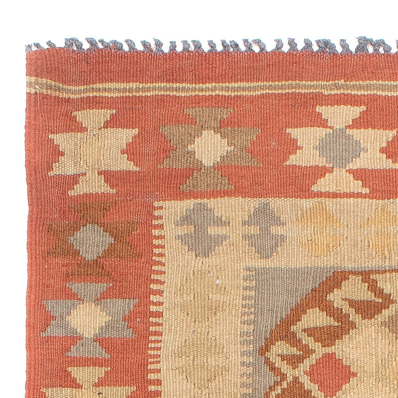 Tappeto corsia Tappeto Kelim - Splash - 199 x 67 cm - beige