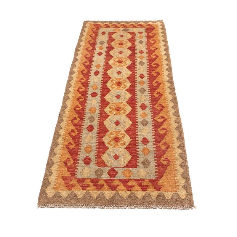 Tappeto corsia Tappeto Kelim - Splash - 196 x 63 cm - multicolore