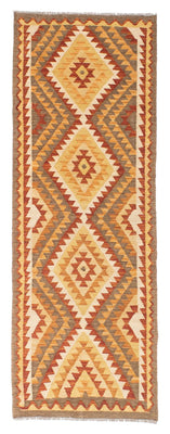 Tappeto corsia Tappeto Kelim - Orientale - 192 x 69 cm - marrone chiaro