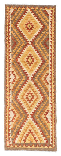 Tappeto corsia Tappeto Kelim - Orientale - 192 x 69 cm - marrone chiaro