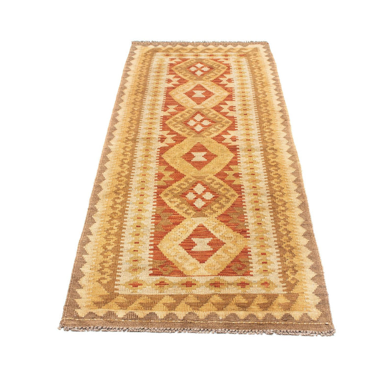Tappeto corsia Tappeto Kelim - Orientale - 204 x 67 cm - beige