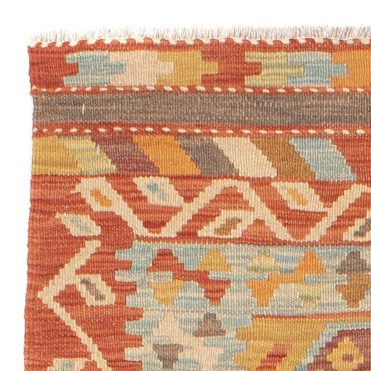 Tappeto corsia Tappeto Kelim - Splash - 194 x 65 cm - multicolore