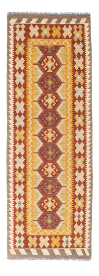 Tappeto corsia Tappeto Kelim - Orientale - 195 x 65 cm - ruggine