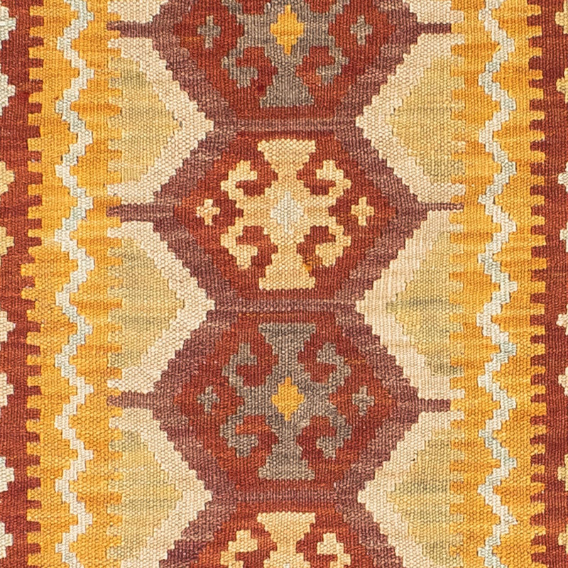 Tappeto corsia Tappeto Kelim - Orientale - 195 x 65 cm - ruggine
