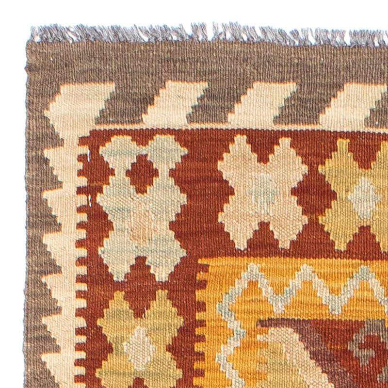 Tappeto corsia Tappeto Kelim - Orientale - 195 x 65 cm - ruggine