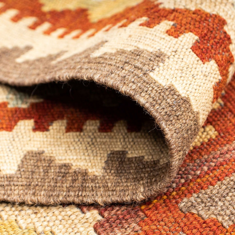 Tappeto corsia Tappeto Kelim - Orientale - 195 x 65 cm - ruggine