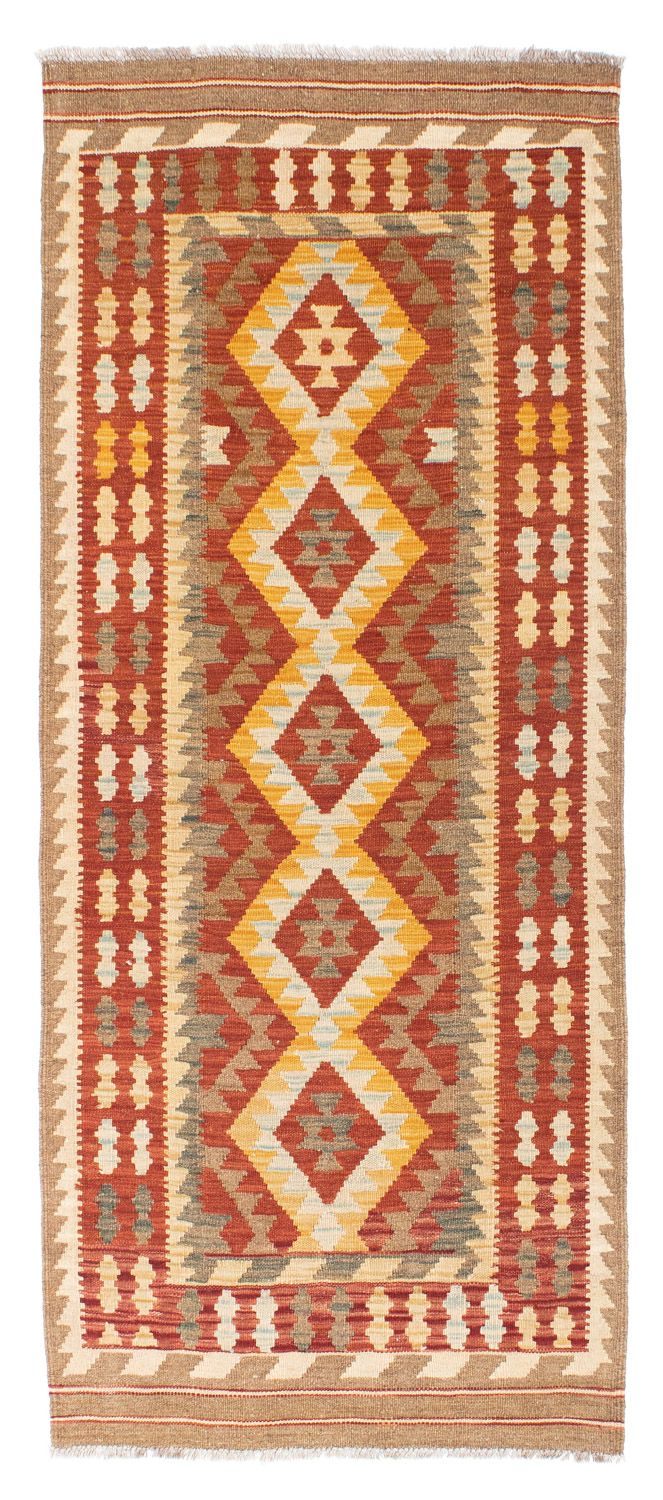 Tappeto corsia Tappeto Kelim - Orientale - 192 x 76 cm - ruggine