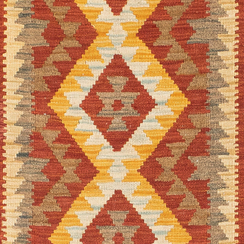 Tappeto corsia Tappeto Kelim - Orientale - 192 x 76 cm - ruggine