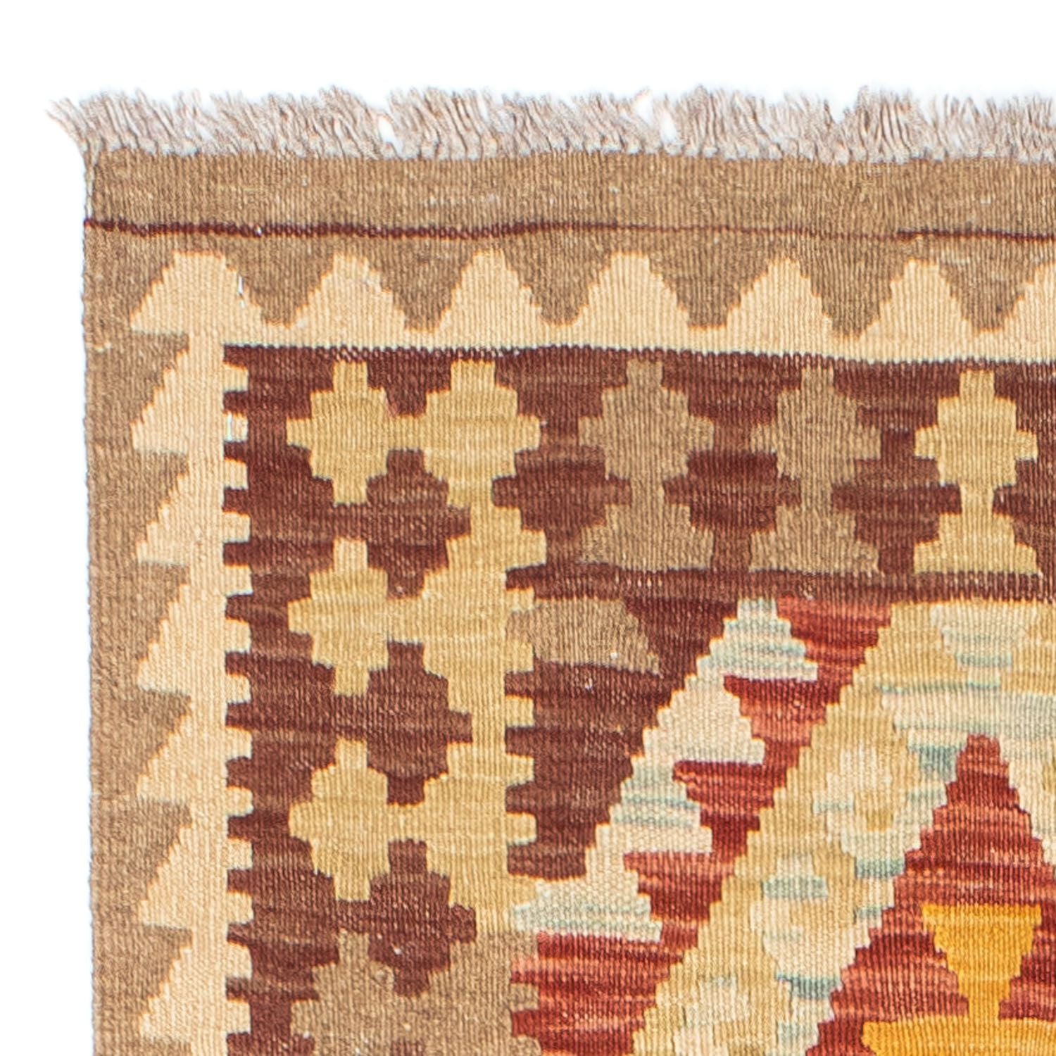 Tappeto corsia Tappeto Kelim - Orientale - 200 x 70 cm - beige