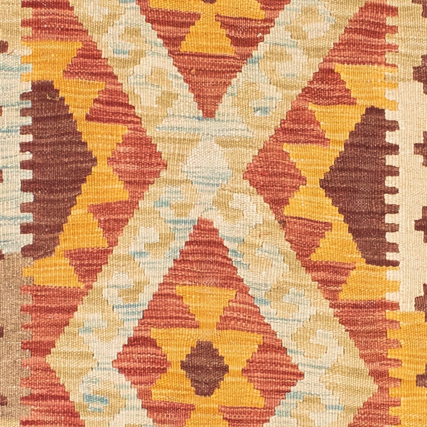 Tappeto corsia Tappeto Kelim - Orientale - 200 x 70 cm - beige