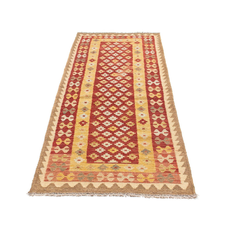 Tappeto corsia Tappeto Kelim - Orientale - 197 x 73 cm - ruggine