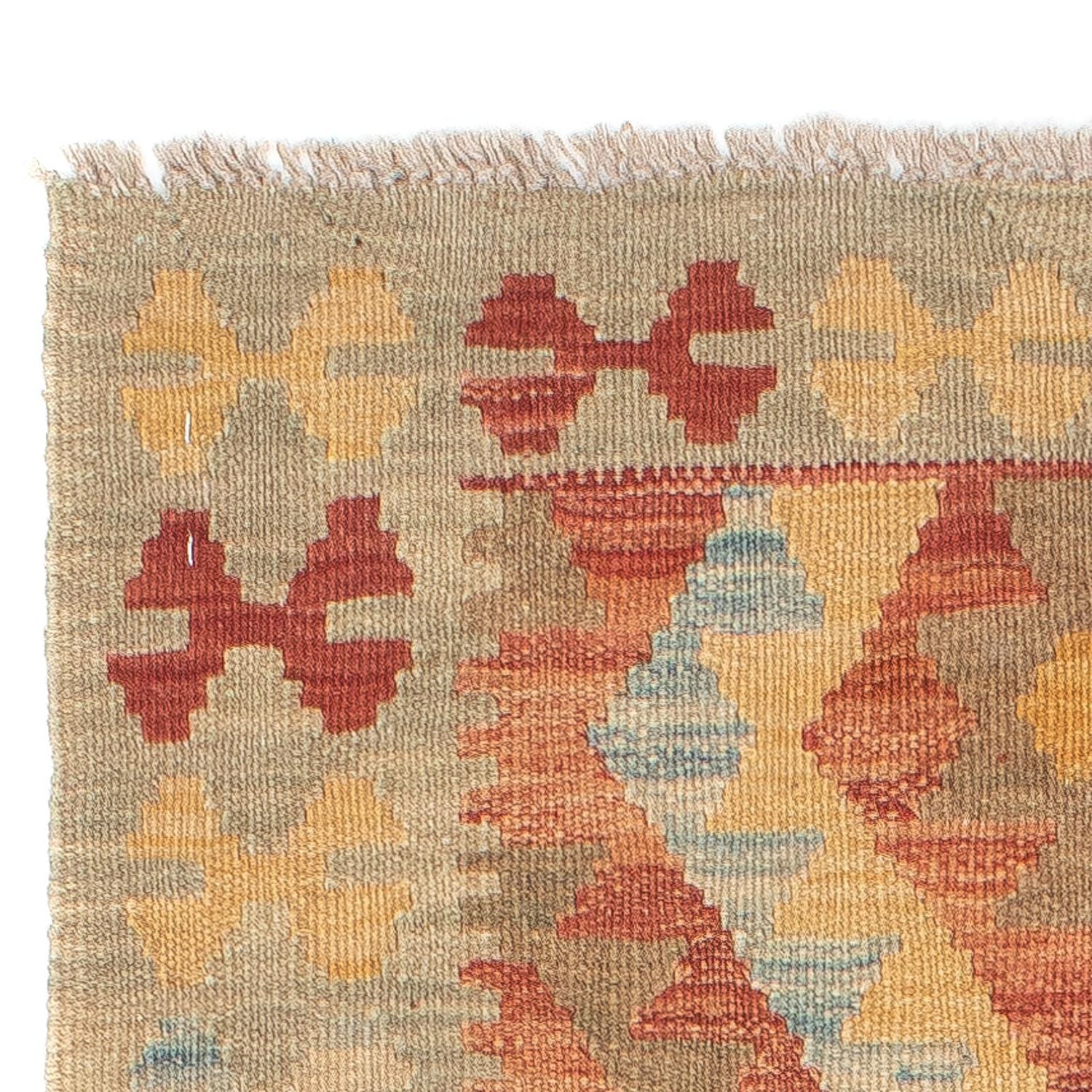Tappeto corsia Tappeto Kelim - Splash - 199 x 64 cm - multicolore