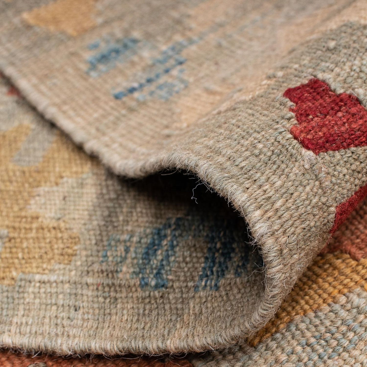 Tappeto corsia Tappeto Kelim - Splash - 199 x 64 cm - multicolore