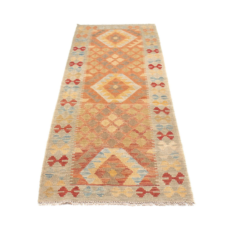 Tappeto corsia Tappeto Kelim - Splash - 199 x 64 cm - multicolore