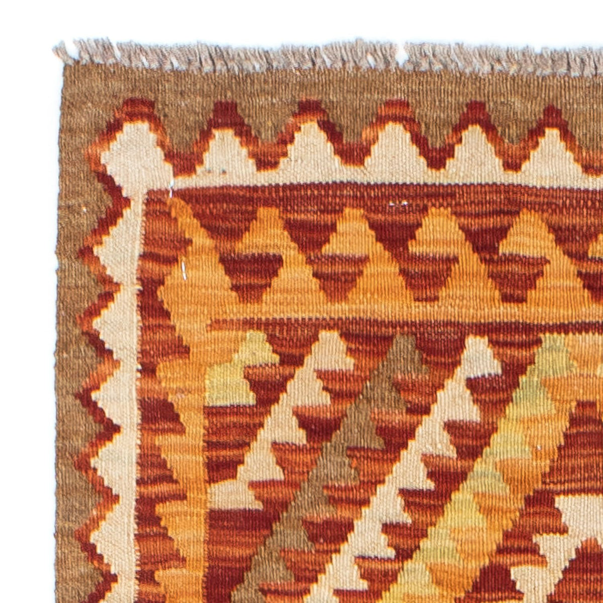 Tappeto corsia Tappeto Kelim - Orientale - 231 x 62 cm - marrone