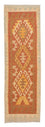 Tappeto corsia Tappeto Kelim - Splash - 200 x 60 cm - ruggine