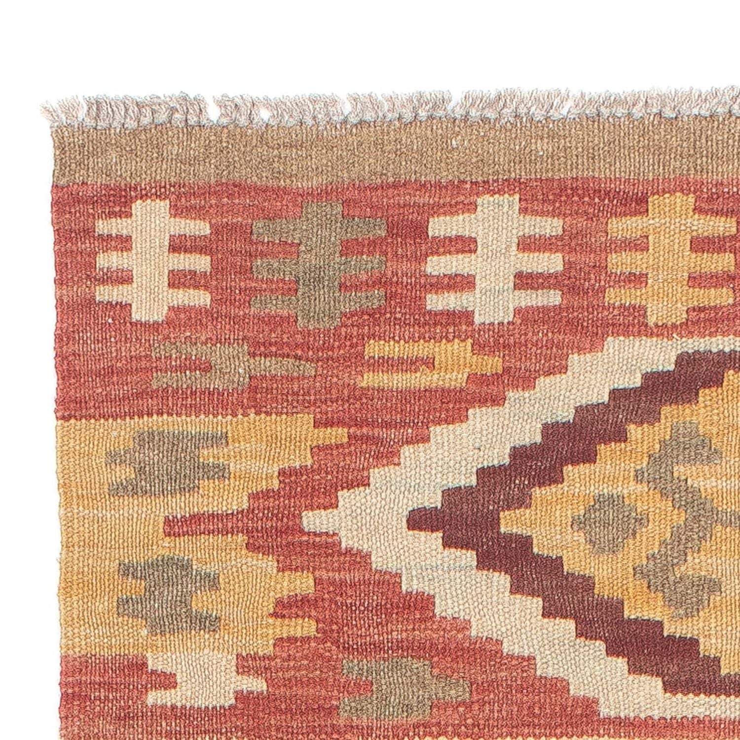 Tappeto corsia Tappeto Kelim - Splash - 205 x 64 cm - multicolore